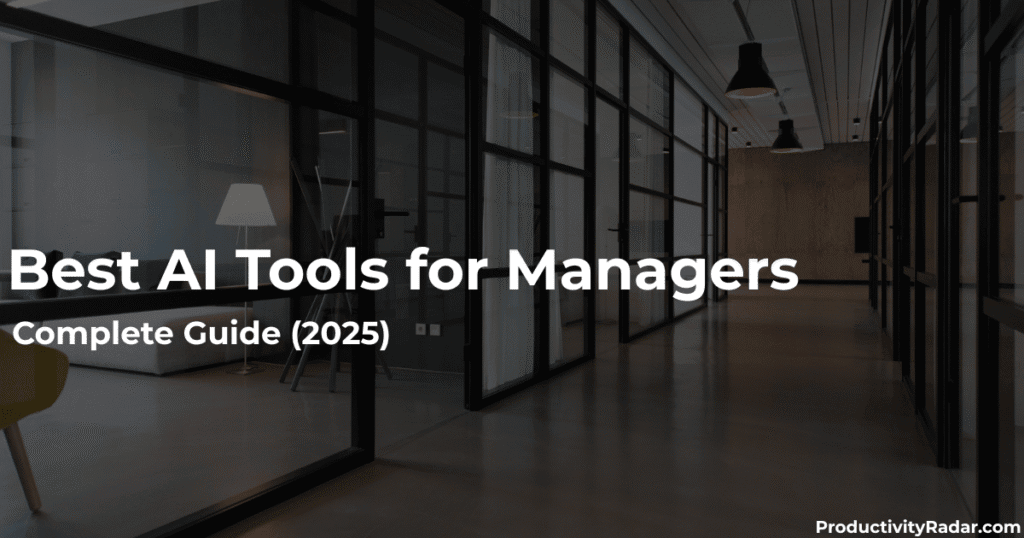 Best AI tools for managers