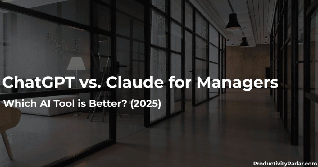 ChatGPT vs Claude for managers comparison