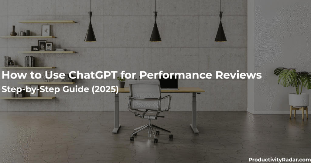 How to use ChatGPT for performance reviews
