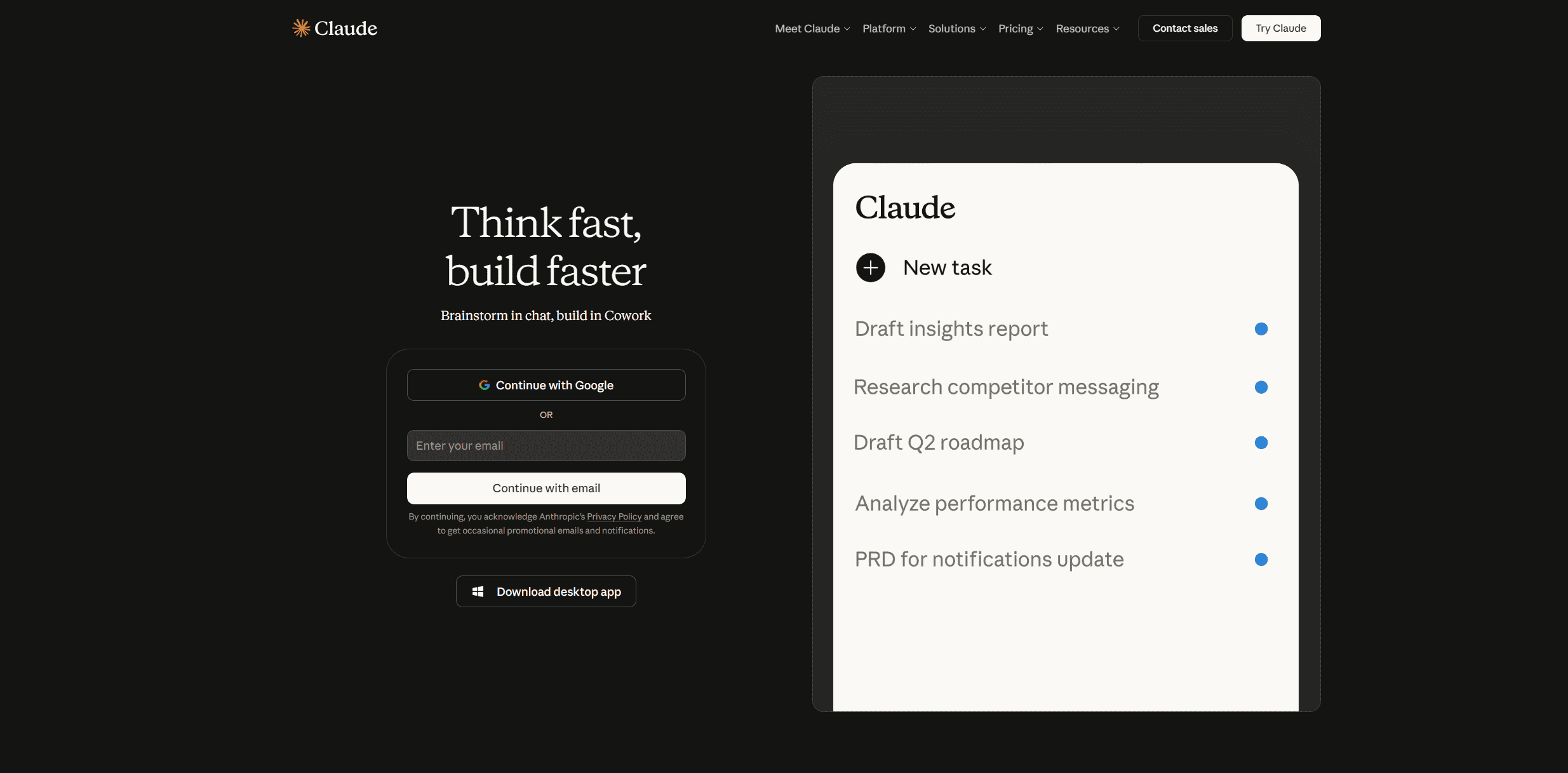 Claude logo by Anthropic shown in the Claude vs Gemini overview for managers