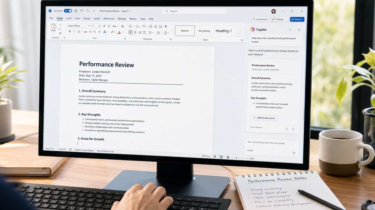 How to Use Microsoft Copilot for Performance Reviews (2026)