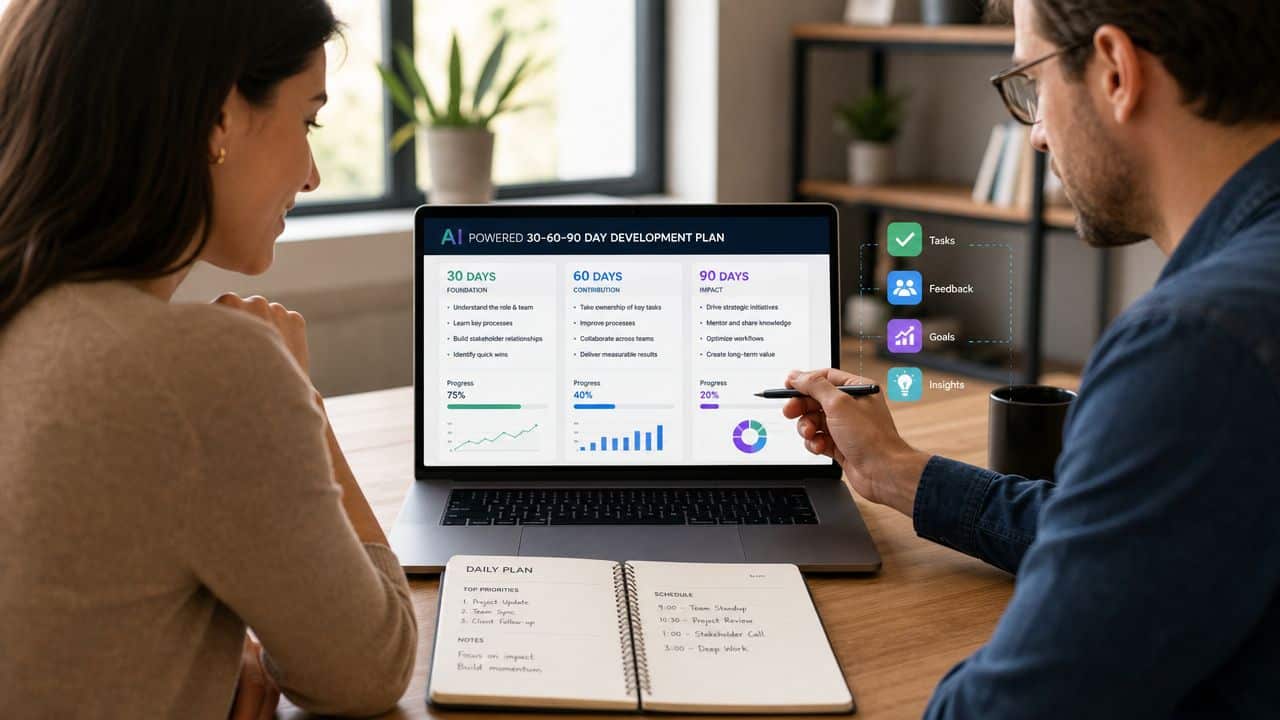 How to Build an Employee Development Plan With AI: 30-60-90