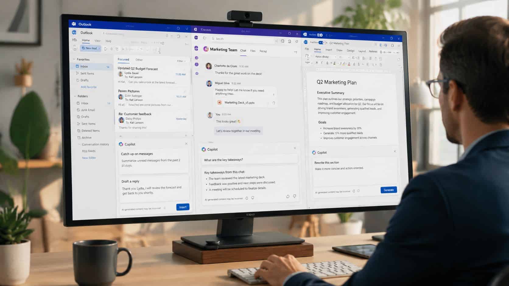 Digital workspace across Microsoft and personal AI tools, the access split at the heart of Claude vs Copilot